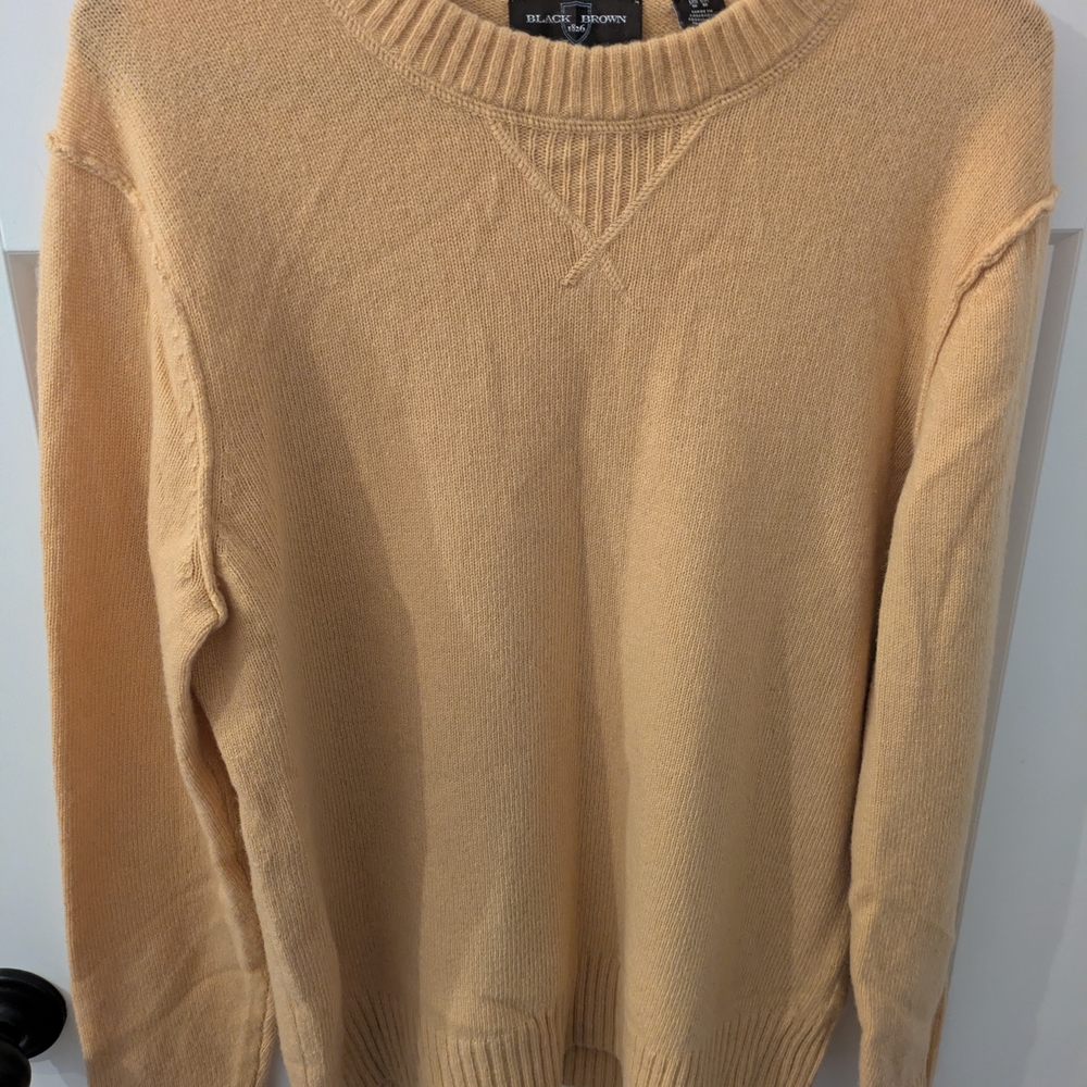 Men's Crewneck Sweater - Warm Tan